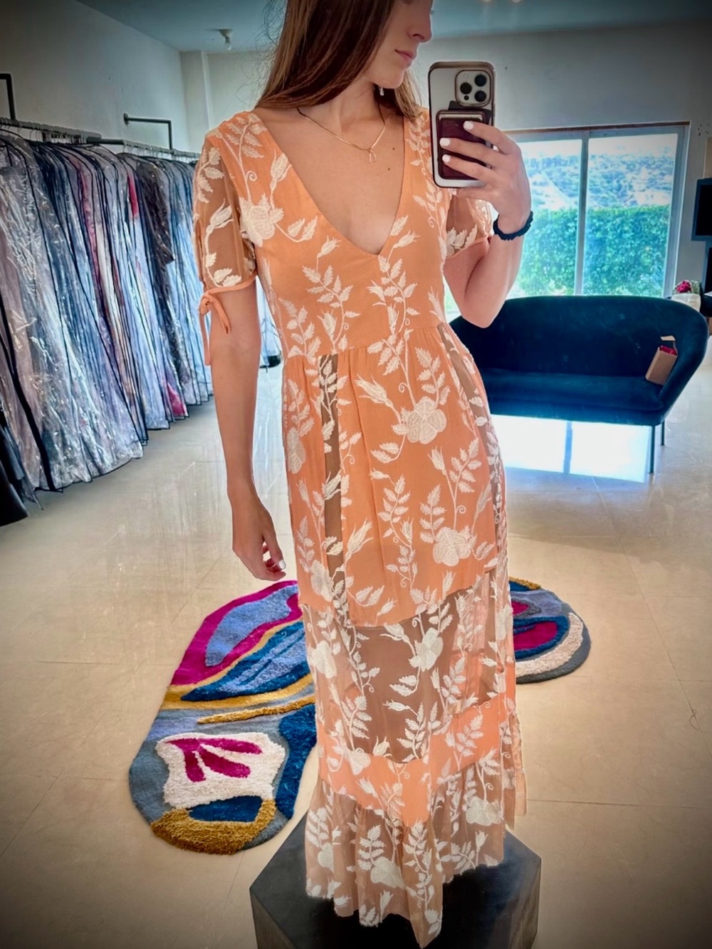 FINAL PRICE DROP!!💥💥RARE!🌟For love & lemons Mia maxi dress size s